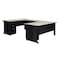 Fusion Fusion U-Desks with Storage, 96 D X 29 H, 72 W X Wood, Metal, Maple MUD723042PL - alternate 1
